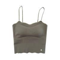 Kadın Lazer Kesim İnce Askılı Pedli Büstiyer - 3727 Maxpera