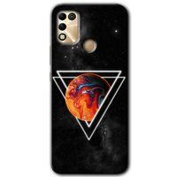 İnfinix Hot 11 Play Kılıf HD Desen Baskılı Arka Kapak - Kızıl Gezegen