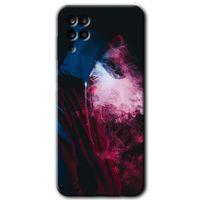 Galaxy M12 Kılıf HD Desen Baskılı Arka Kapak - Smoke-Man
