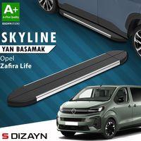 S-Dizayn Opel Zafira Life Skyline Krom Yan Basamak 213 Cm 2020 Üzeri A+ Kalite