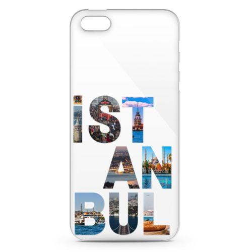 Apple iPhone 5 Kılıf İstanbul Gezi Arka Kapak Koruma Desenli Full Koruyucu
