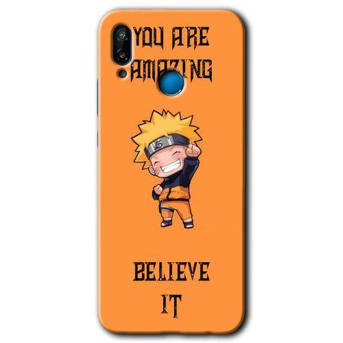 Huawei P20 Lite Kılıf HD Desen Baskılı Arka Kapak - Kendine İnan