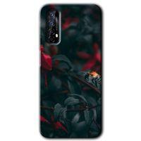 MRCİLETİSİM Realme 7 Kılıf HD Desen Baskılı Arka Kapak + Temperli Cam - Avcı Arı