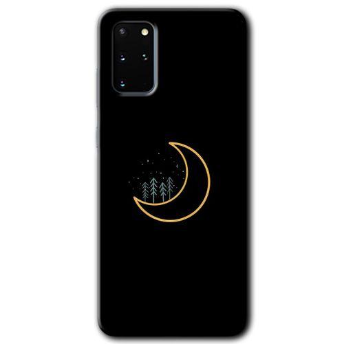 Samsung Galaxy S20 Plus HD Baskılı Kılıf + 9D Tam Ekran Koruyucu - İyi Geceler