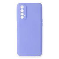 Newface Realme 7 Kılıf Premium Rubber Silikon - Lila