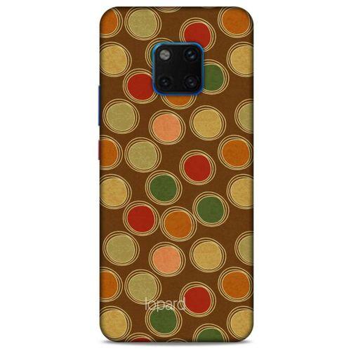 Huawei Mate 20 Pro Kılıf Pastel Renkler (43) Thin Fit Kılıf Kahve Yeşil