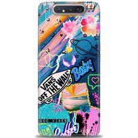 Samsung Galaxy A80 Kılıf HD Baskılı Kılıf - Baby + Tam Ekran Koruyucu