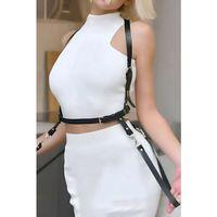 Elbise Üzeri Askılı Deri Kemer Harness - Brf1171