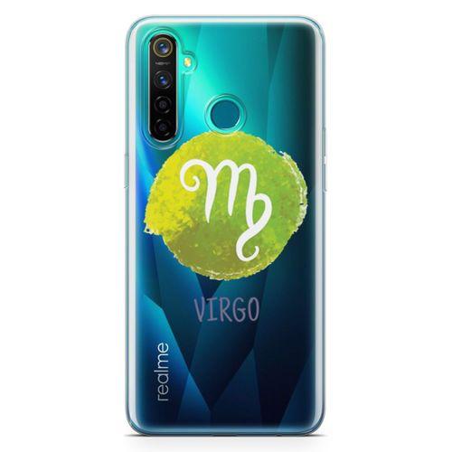 Oppo Realme 5 Pro Kılıf Burçlar Başak Arka Kapak Koruma Desenli Full Koruyucu