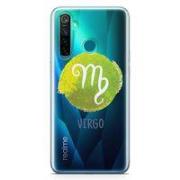 Oppo Realme 5 Pro Kılıf Burçlar Başak Arka Kapak Koruma Desenli Full Koruyucu