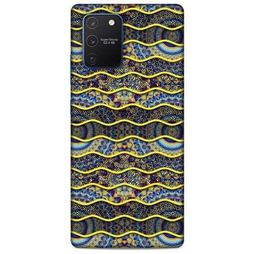 Samsung Galaxy S10 Lite Kılıf Baskılı Özel Seri Taşlı (39) Liquid Crystal Kılıf