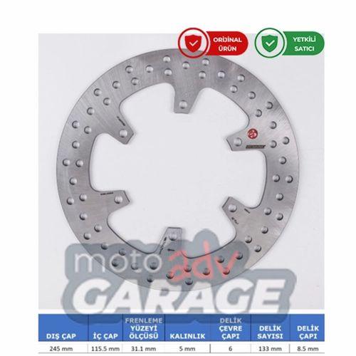 Braking Yamaha Xt 660 Z / ZA Tenere için  Arka Fren Diski RF7541