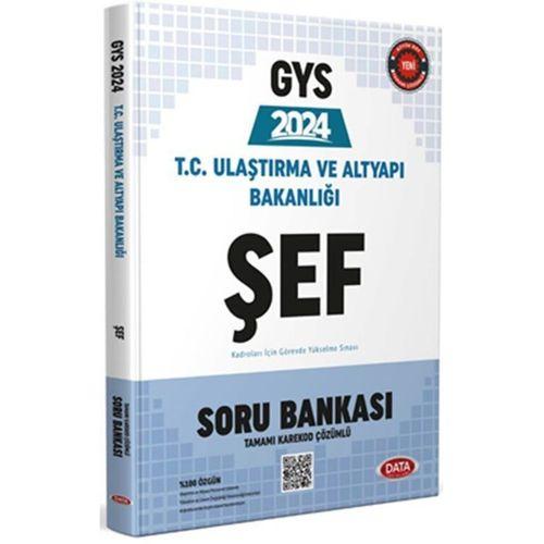 2024 GYS T.C. Ulaştırma ve Altyapı Bakanlığı ŞEF Kadroları İçin Ortak Alan Soru Bankası Data Yayınları