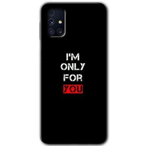 Potkal Hediye Fabrikası Samsung Galaxy M31s HD Baskılı Kılıf + 9D Tam Ekran Koruyucu - For You