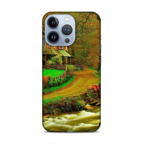 Apple iPhone 13 Pro Uyumlu Kılıf Azarbaijan (48) Bumper Kılıf Orman Evi