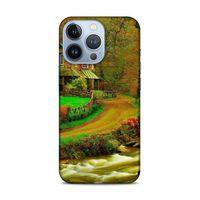 Apple iPhone 13 Pro Uyumlu Kılıf Azarbaijan (48) Bumper Kılıf Orman Evi