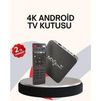4k Android Tv Box – Akıllı Medya Oynatıcı, 2gb Ram, 16gb Hafıza, Wi-fi Destekli