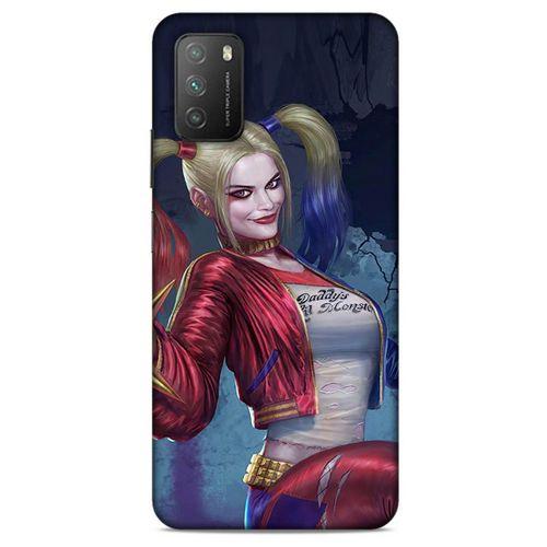 Xiaomi Poco M3 Uyumlu Kılıf Harley Quinn (9) Kılıf Gri