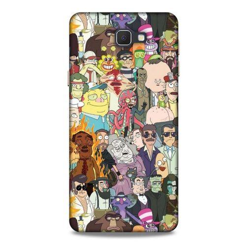 Samsung Galaxy J7 Prime Uyumlu Kılıf Rick And Morty (33) Hybrid Kılıf Killer Rick