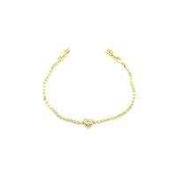 Kalp Bileklik - Altın