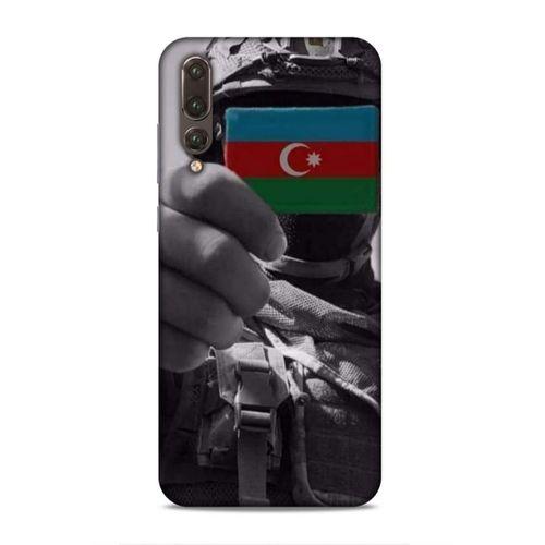 Huawei P20 Pro Uyumlu Kılıf Azarbaijan (40) Fit Silikon Kılıf Asker