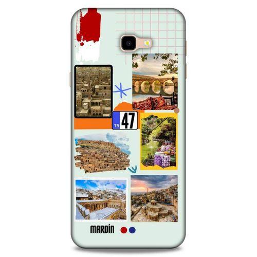 Lopard Samsung Galaxy J4 Plus Uyumlu Kılıf Şehirli ※ (47) Mardin Crystal Flex Kılıf