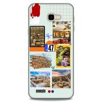 Lopard Samsung Galaxy J4 Plus Uyumlu Kılıf Şehirli ※ (47) Mardin Crystal Flex Kılıf