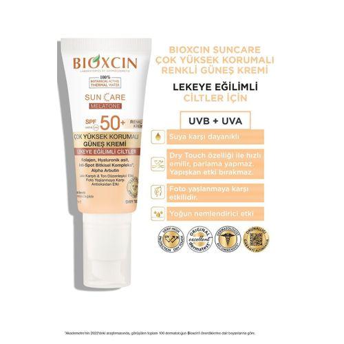 Bioxcin Bioxcin Sun Care Lekeye Eğilimli Ciltler Için Çok Yüksek Korumalı Renkli Güneş Kremi 50 Spf - Leke Tinted