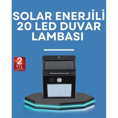 Hareket Algılamalı Solar Led Güvenlik Lambası