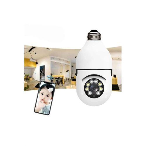 Wifi Güvenlik Kamerası 360 Derece Dönebilen Harekete Duyarlı Gece Görüşlü Ampul