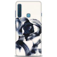 Samsung Galaxy A9 2018 Kılıf HD Baskılı Kılıf - Adam ve Kadın + Tam Ekran Koruyucu