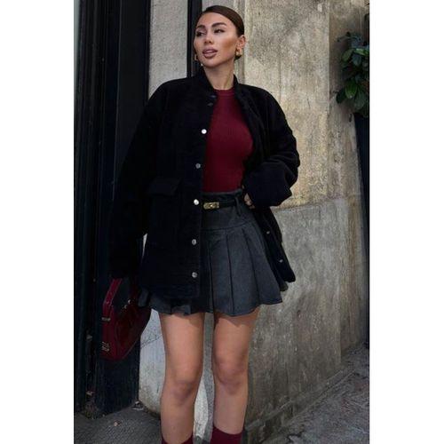 Livia Astarlı Suni Kürk Ceket 6109-08