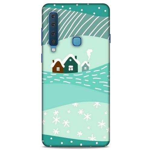 Samsung Galaxy A9 2018 Kılıf Snowix (16) Kalın Kılıf Su Yeşili