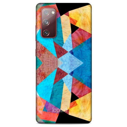 Samsung Galaxy S20 Fe Kılıf Pastel Renkler (25) Antişok Kapak Mavi Sarı