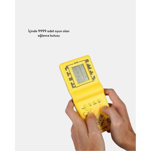 Klasik Gameboy Tetris Oyunu – Taşınabilir Pil İle Çalışan Retro El Konsolu
