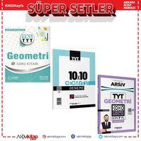 Palme TYT Geometri Soru Bankası ve Marka Deneme ile Çıkmış Sorular Seti 3 Kitap