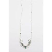 Taşlı Vip Kolye - Gümüş