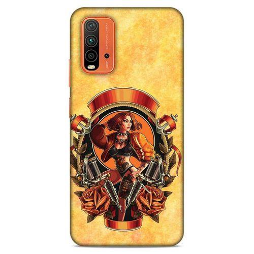 Lopard Xiaomi Redmi 9T Uyumlu Kılıf Tattoo's (15) Antişok Kılıf Kadın Dövmeleri