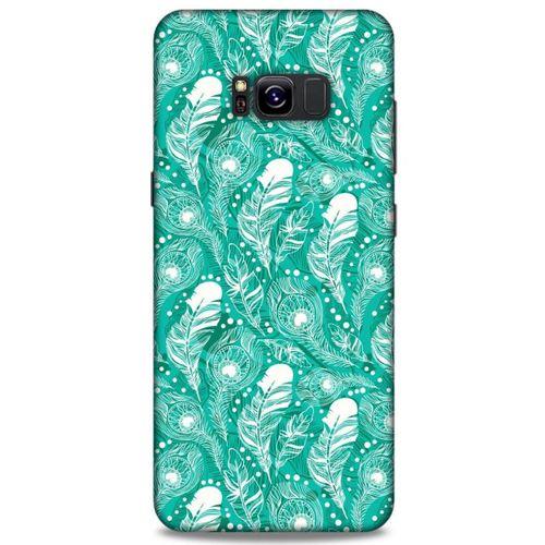 Samsung Galaxy S8 Plus Kılıf Desenli Özel Seri Tüyler (45) Liquid Air Kılıf