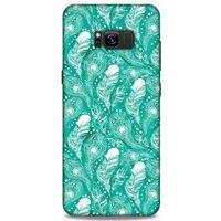 Samsung Galaxy S8 Plus Kılıf Desenli Özel Seri Tüyler (45) Liquid Air Kılıf
