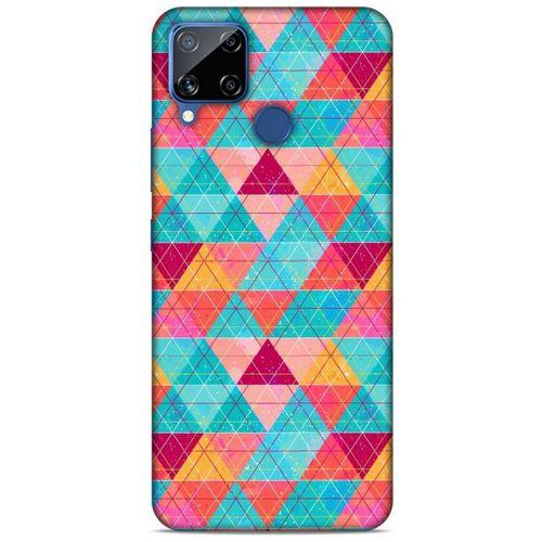 Geometrix 18 Oppo Realme C15 Kılıf Silikon Kapak