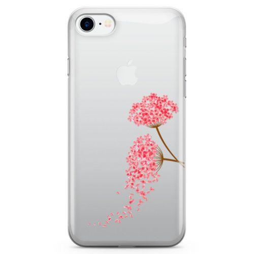 Apple iPhone 7 Kılıf Hüzünlü Ortanca Arka Kapak Koruma Desenli Full Koruyucu
