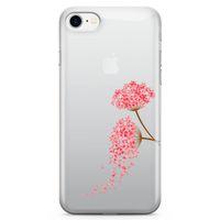 Apple iPhone 7 Kılıf Hüzünlü Ortanca Arka Kapak Koruma Desenli Full Koruyucu