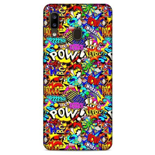 Graffitix (33) Desenli Silikon Kapak Samsung Galaxy A20 Kılıf