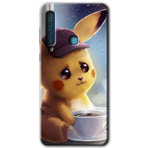 Galaxy A9 2018 Kılıf HD Desen Baskılı Arka Kapak - Üzgün Pikaçu