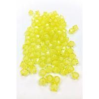 Küp Boncuk İçten Boncuklu Bileklik Çanta Boncuğu 10 mm 50 gr Sarı - BNC454