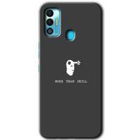 Potkal Hediye Fabrikası Tecno Spark 7T Kılıf HD Desen Baskılı Arka Kapak - Headshot