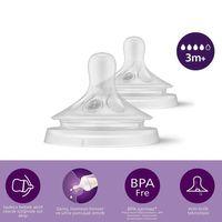 Philips Avent Philips Avent Doğal Tepkili Natural Response 2li Biberon Emziği 4No 3+ Ay