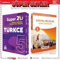 Örnek Akademi 5. Sınıf Süper İkili Türkçe Seti ve Referans Sosyal Bilgiler Soru Bankası 2 Kitap