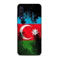 Xiaomi Mi A3 Uyumlu Kılıf Azarbaijan (34) Slim Armor Kılıf Bayrak